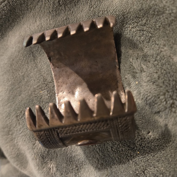 Turkmen Tribal Jewelry Qasli Bilezik Cuff Bracelet - Picture 3 of 9